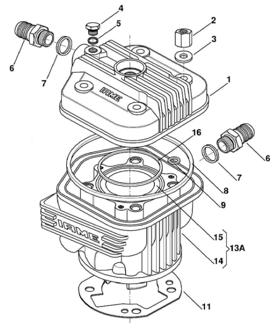 Tapón Sonda Agua IAME Nº4