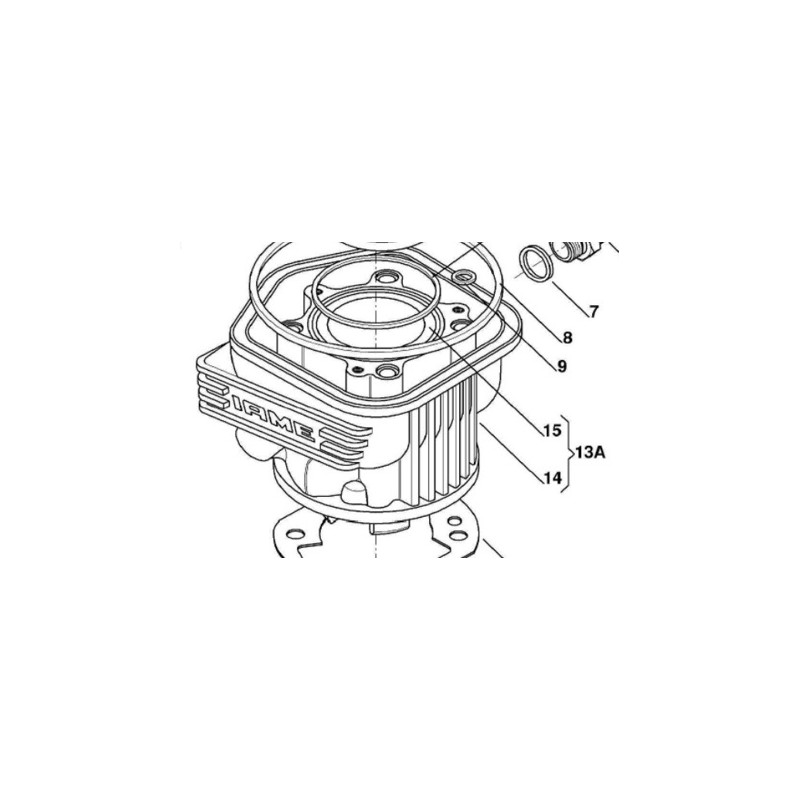 Cilindro Completo IAME X30 Nº13A
