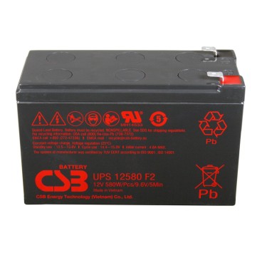 Batería CSB UPS12580F2 12V 10AH