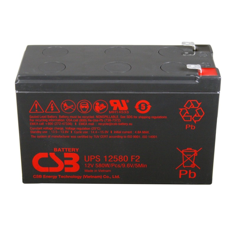 Batería CSB UPS12580F2 12V 10AH