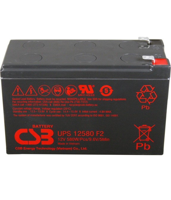 Batería CSB UPS12580F2 12V 10AH