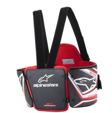 Protector Torácico Alpinestars AK-1 Negro/Blanco/Rojo