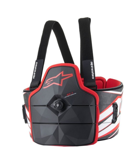 Protector Torácico Alpinestars AK-1 Negro/Blanco/Rojo