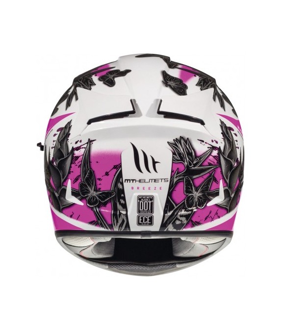 CASCO MT BLADE 2 SV BREEZE D8 BLANCO ROSA NEGRO