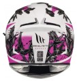 CASCO MT BLADE 2 SV BREEZE D8 BLANCO ROSA NEGRO