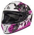 CASCO MT BLADE 2 SV BREEZE D8 BLANCO ROSA NEGRO