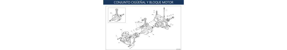 Cigüeñal y cárter X30 IAME | Repuestos de motor para karting