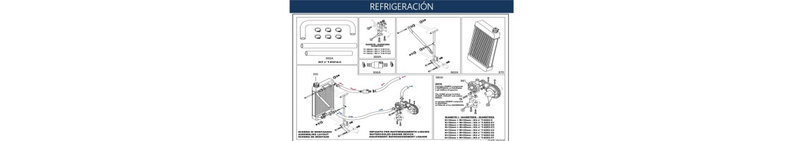 Radiador y bomba agua X30 IAME | Sistema de refrigeración kart