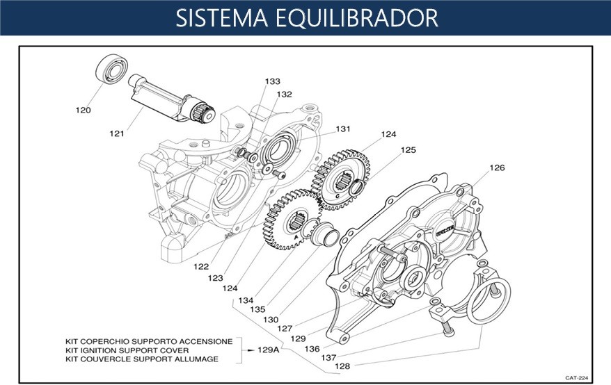 Árbol Equilibrador IAME X30