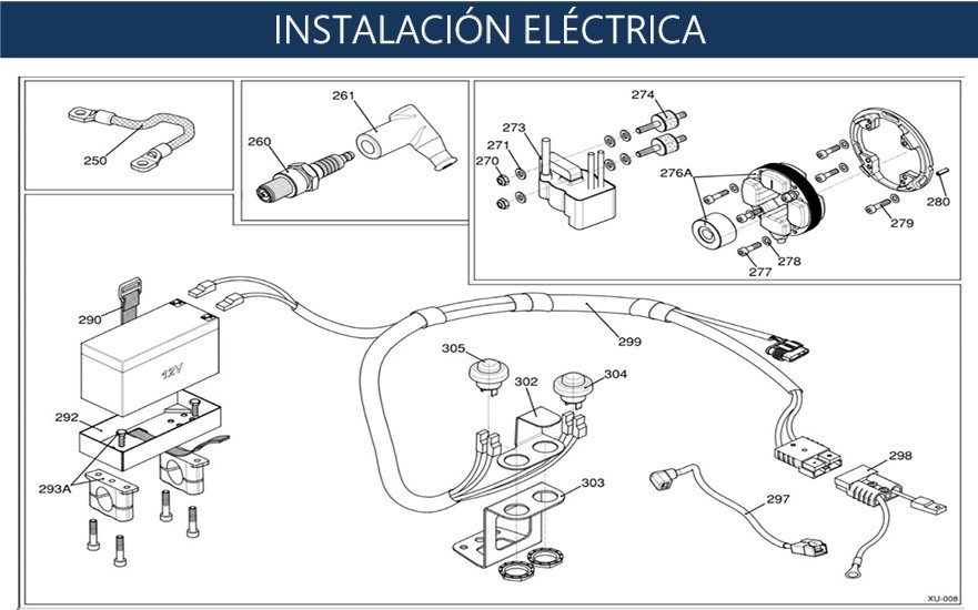 Encendido y Conjunto Eléctrico X30 2016
