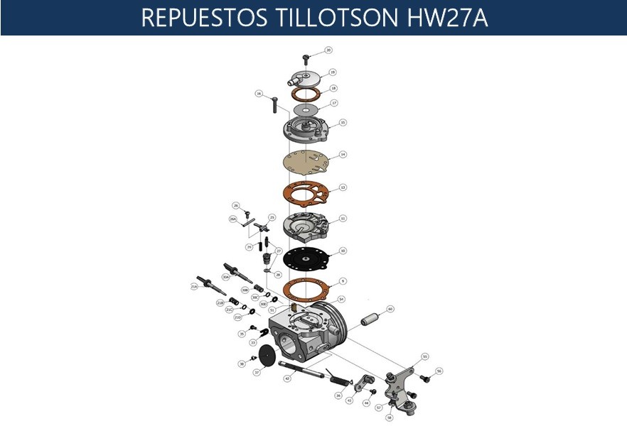 Carburador TILLOTSON HW27A X30